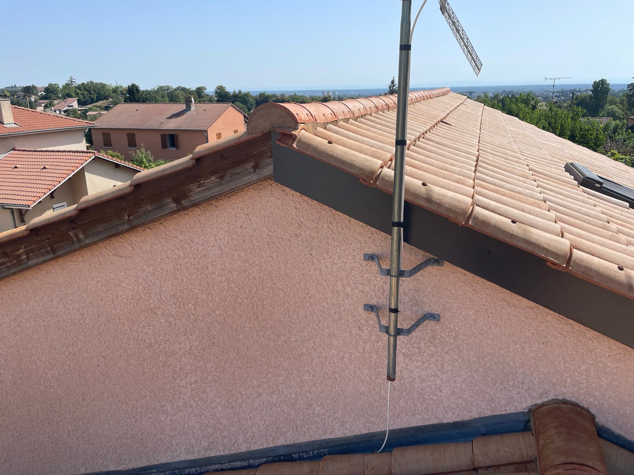 Processus professionnel de ravalement de façade