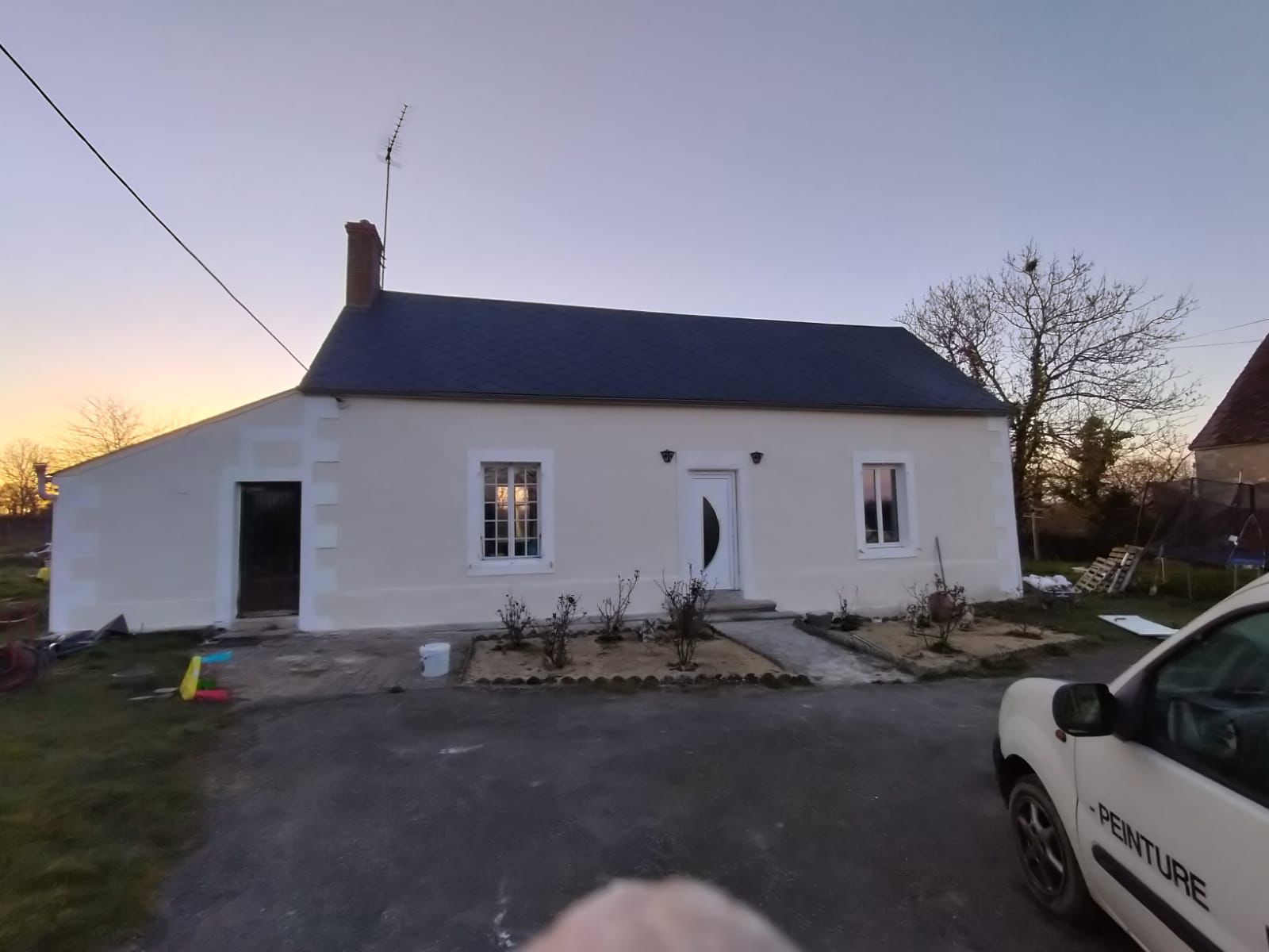 Intérieur avant peinture